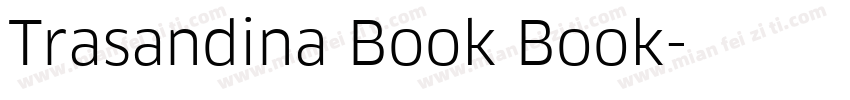 Trasandina Book Book字体转换